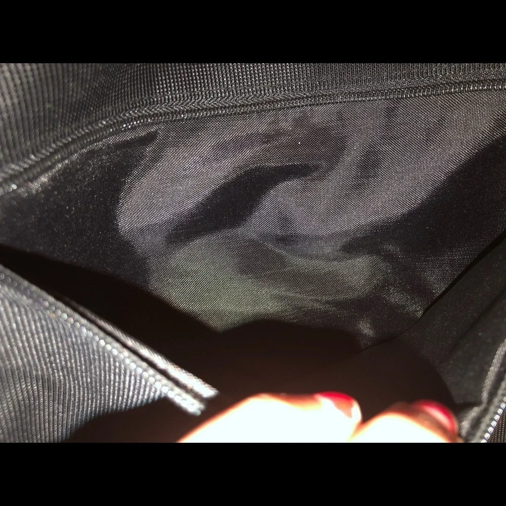 FALCHI SPORT black Microfiber UNISEX Commuter / computer Bag Lots of Pockets